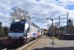 NJT Train # 1716 heading away from Allendale Station