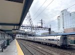 Amtrak Train # 147 exiting the Bridgeport station stop