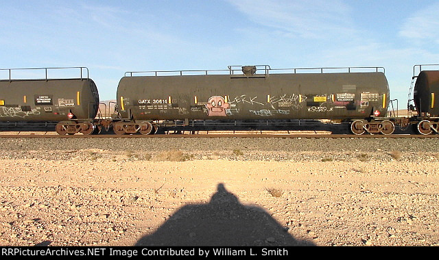 EB Manifest Frt at Erie NV Passing Siding W-Pshr -20