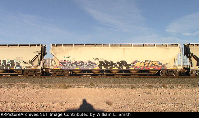 EB Manifest Frt at Erie NV Passing Siding W-Pshr -41