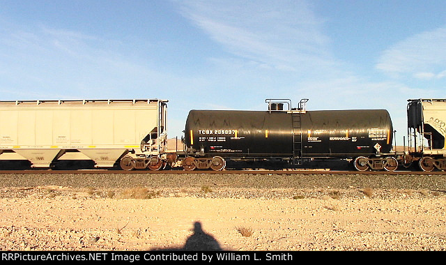 EB Manifest Frt at Erie NV Passing Siding W-Pshr -77