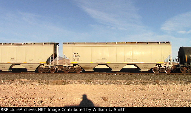 EB Manifest Frt at Erie NV Passing Siding W-Pshr -78