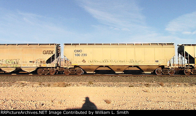 EB Manifest Frt at Erie NV Passing Siding W-Pshr -83