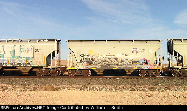 EB Manifest Frt at Erie NV Passing Siding W-Pshr -90