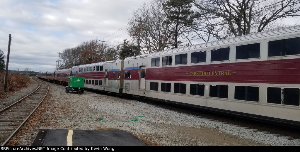 Cape Cod Central C1 bilvel coach 3007 (ex-LIRR)