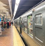 Northbound at 125th St Station