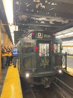 Holiday Train at 145th St-looking south 