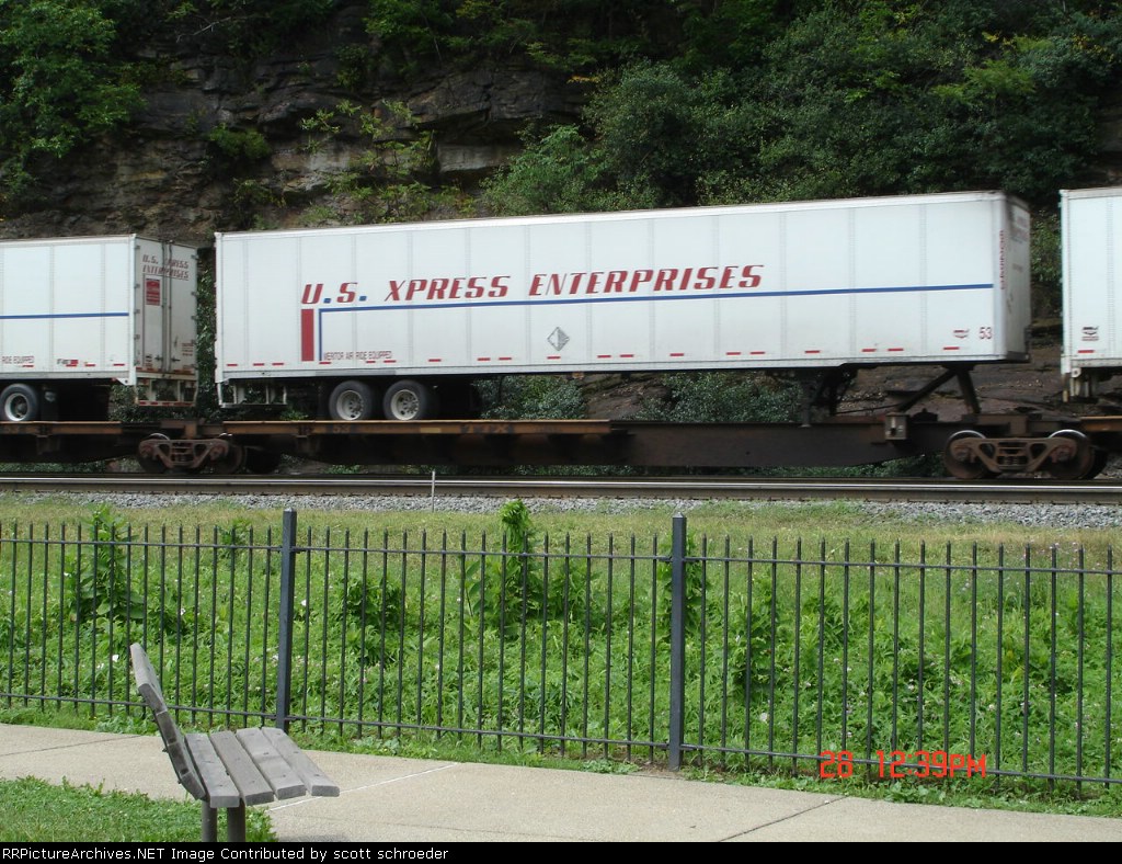 TTAX 654281 Spinecar w/USXZ 602543 Trailer EB