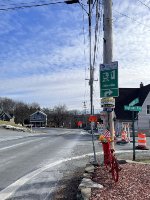 Otisville Metro North RR Station Sign at the intersection of Rt. 211 and Highland Ave. Note that this station sign has a picture of one of MNRs M series multiple unit and thats very common on both sides of the Hudson River. Of course, West of the Hudson i