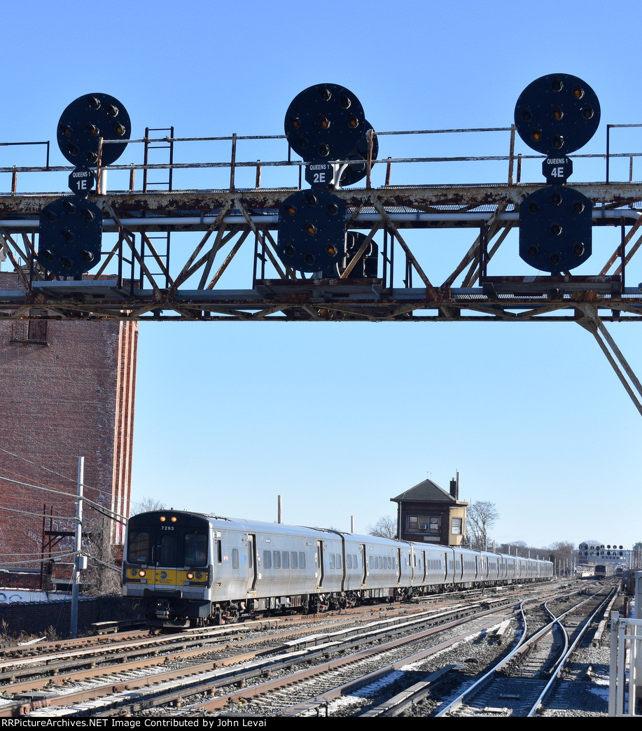 M7 Car # 7293 lead a westbound 