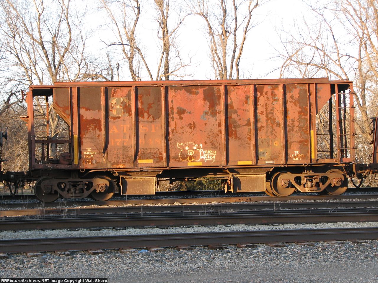 ATSF 177648 Ballast Hopper