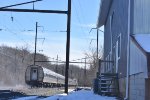 Amtrak Train # 42 heading away from Christiana