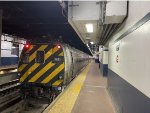  Amtrak Ex-Metroliner Cab Car # 9633 on the Amtrak Keystone Train # 661 at 30th Street Station in Philadelphia. The 9633 would lead the train from Philadelphia to Harrisburg.