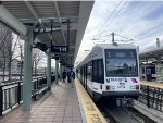 NJT HBLRT trains at Hoboken Terminal