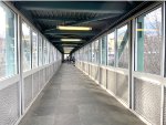 Interior of Pedestrian Bridge at 9th Street Station