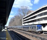 MNR Train # 741 departing Glenwood Station heading toward its next stop of Greystone
