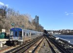 MNR M7A Set heading to the Westchester County suburbs along the Hudson River