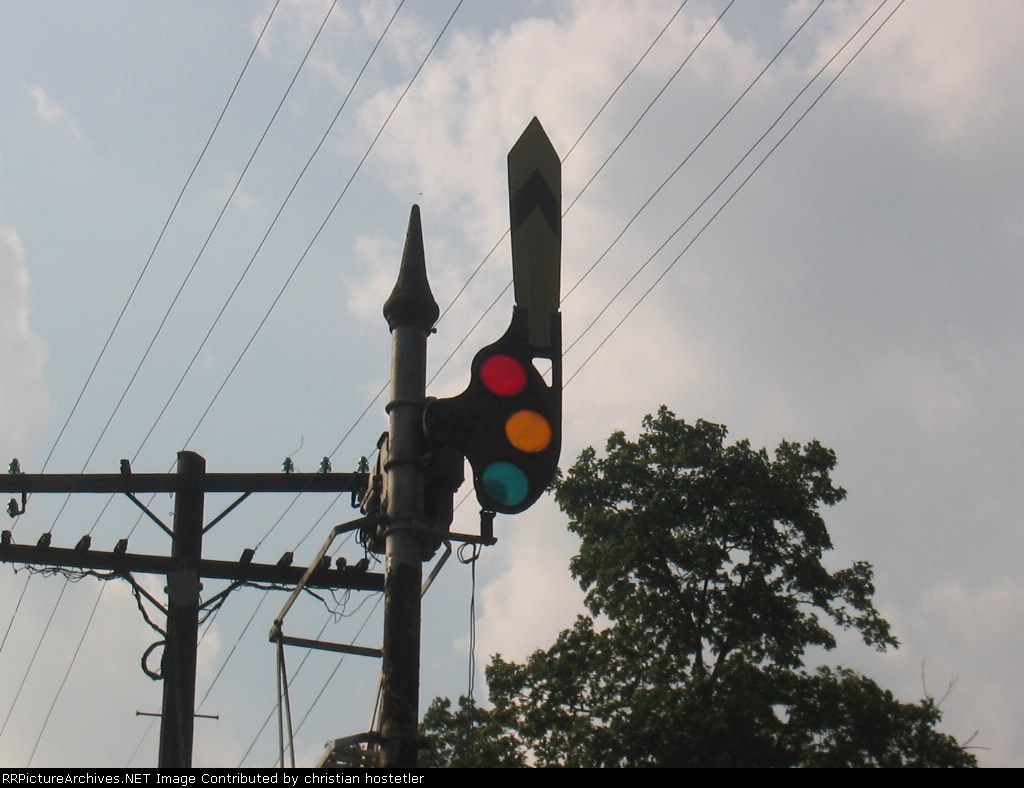 NB Block signal out of Ames junction