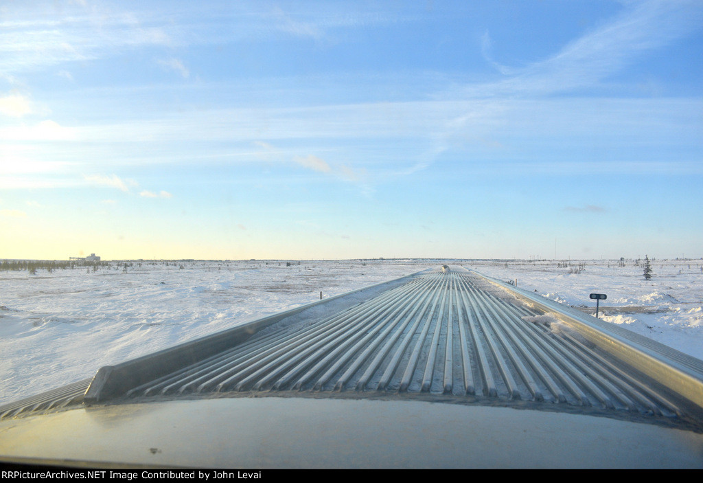 View from VIA693 in Churchill 