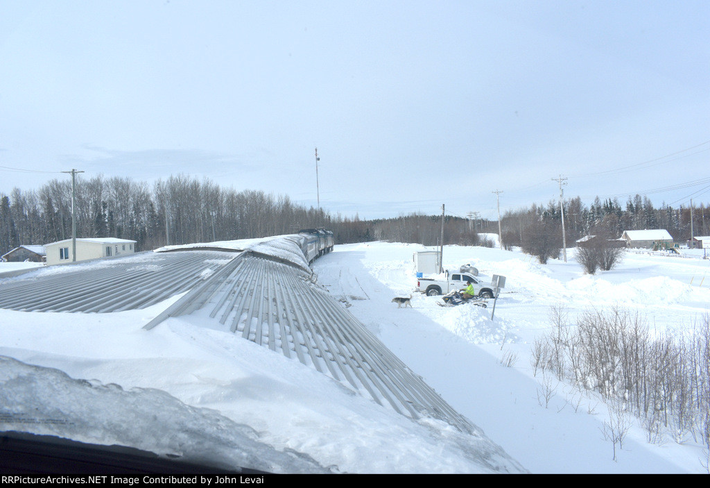 View from the dome of VIA692 at the station