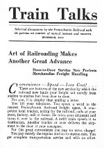 "Train Talks," Page 1, 1936