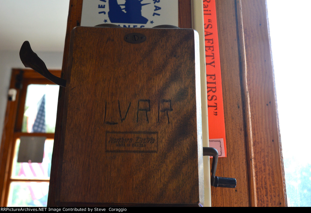 LVRR  Engraved on Phone Box