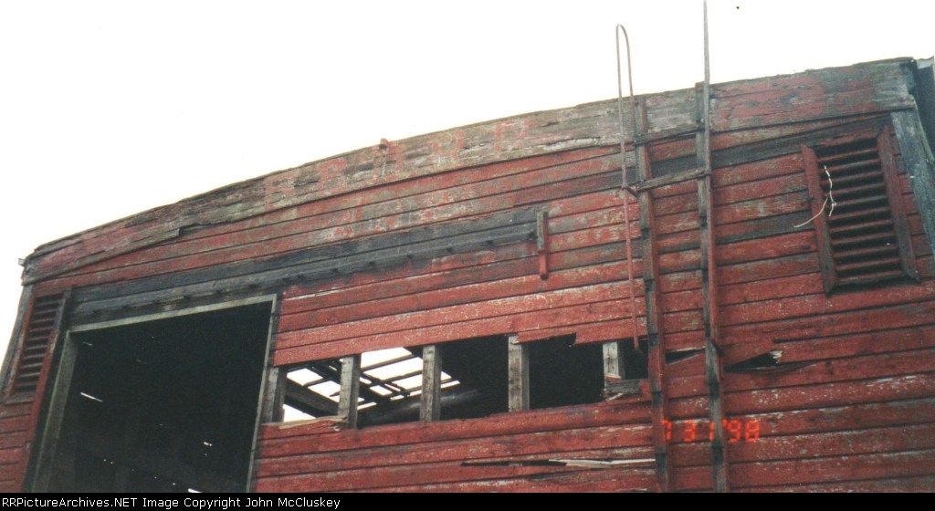 Scuttled B&O covered barge