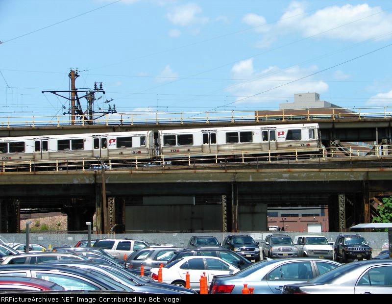 PATH train departing
