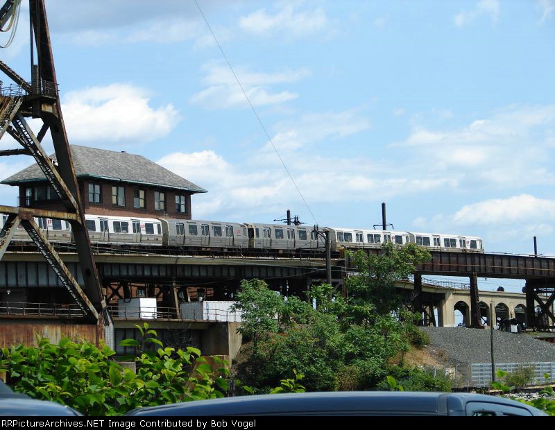 PATH train departing