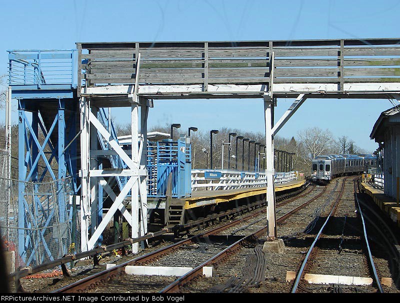 westbound station platform