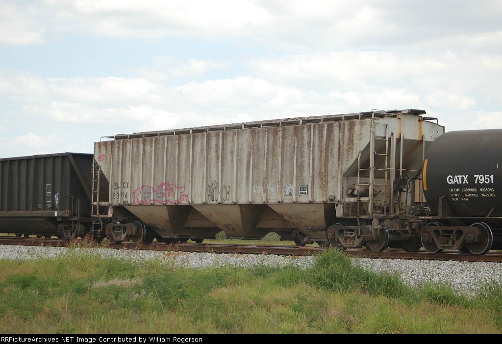 General Electric Rail Services (PLCX) Covered Hopper No. 23145