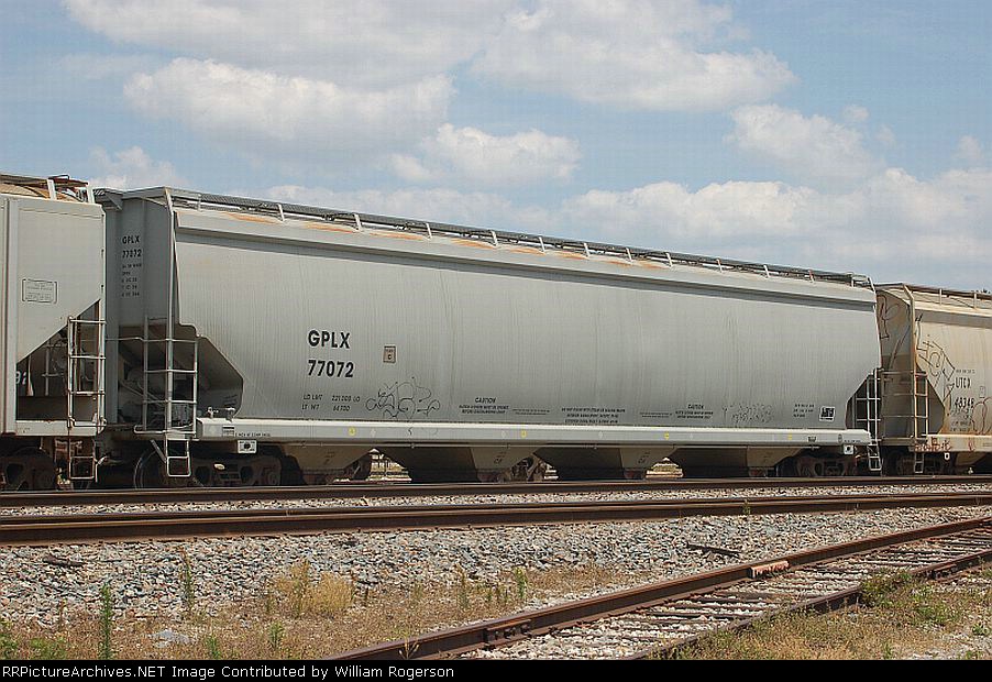 General American Marks Company (GPLX) Covered Hopper No. 77072