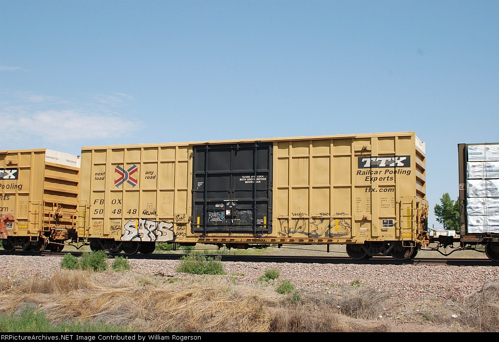 TTX Company (FBOX) Box Car No. 504848
