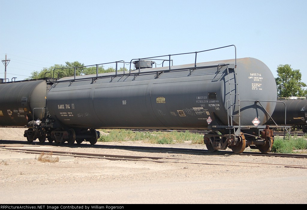 Sauvage Gas Company (SAUX) Tank Car No. 714