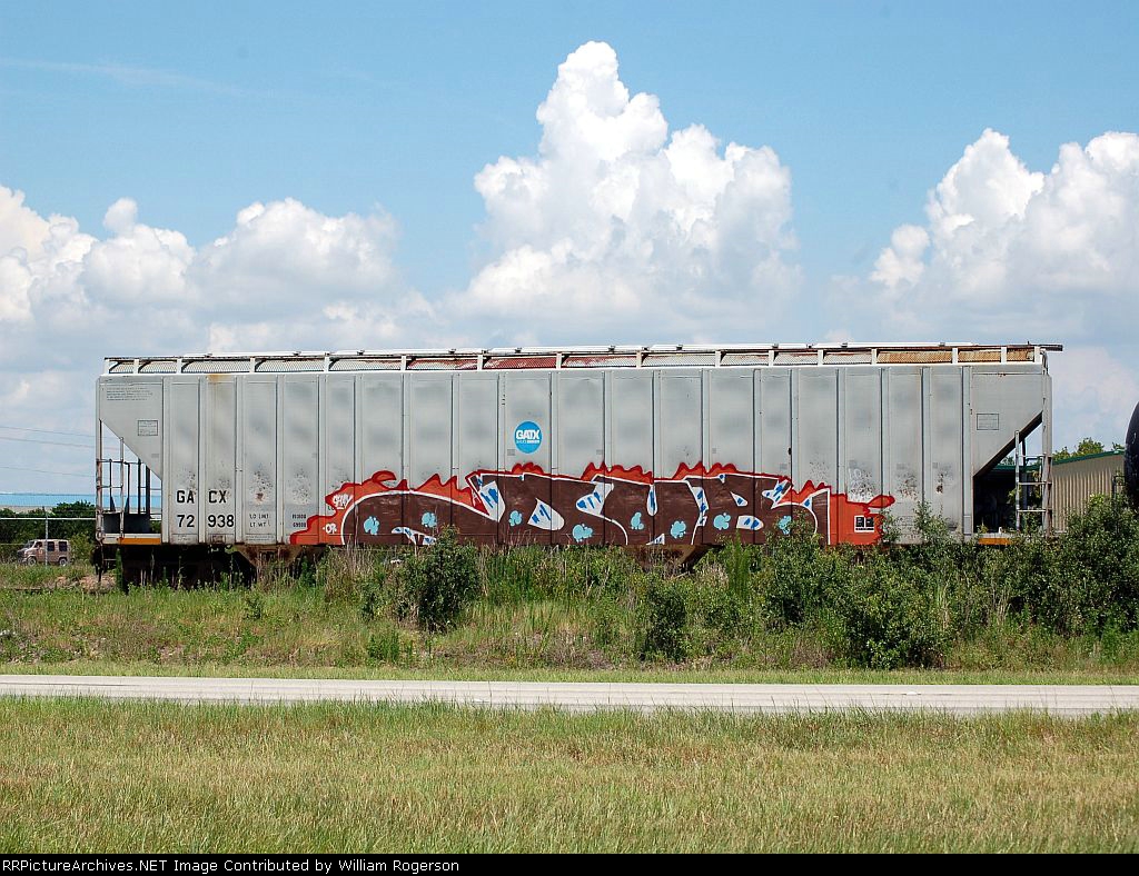 General American Marks Company (GACX) Covered Hopper No. 72938