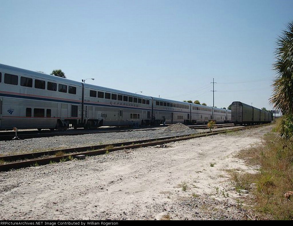 View of Amtrak's Auto Train