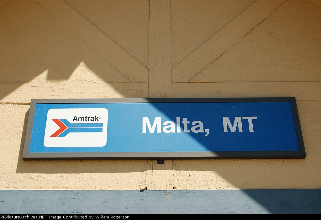 Amtrak (AMTK) Sign on the Depot