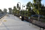 Looking west from Redlands-Downtown Metrolink platform   