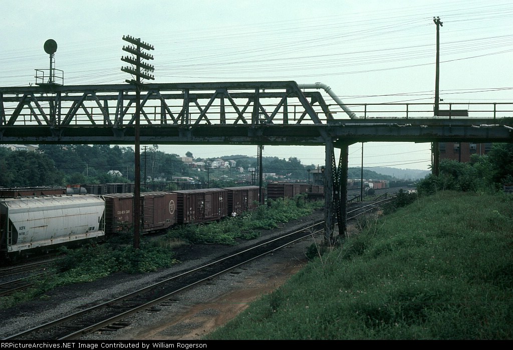 View of Conrail's Freight Yard