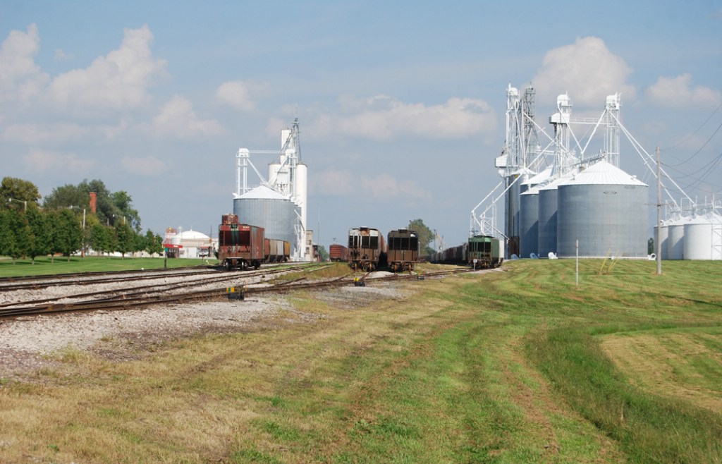 West end of the yard