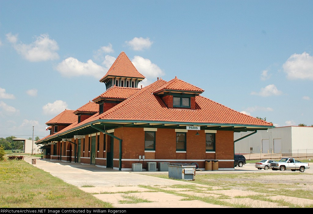 Restored former Atchison, Topeka and Santa Fe Railway Passenger Depot