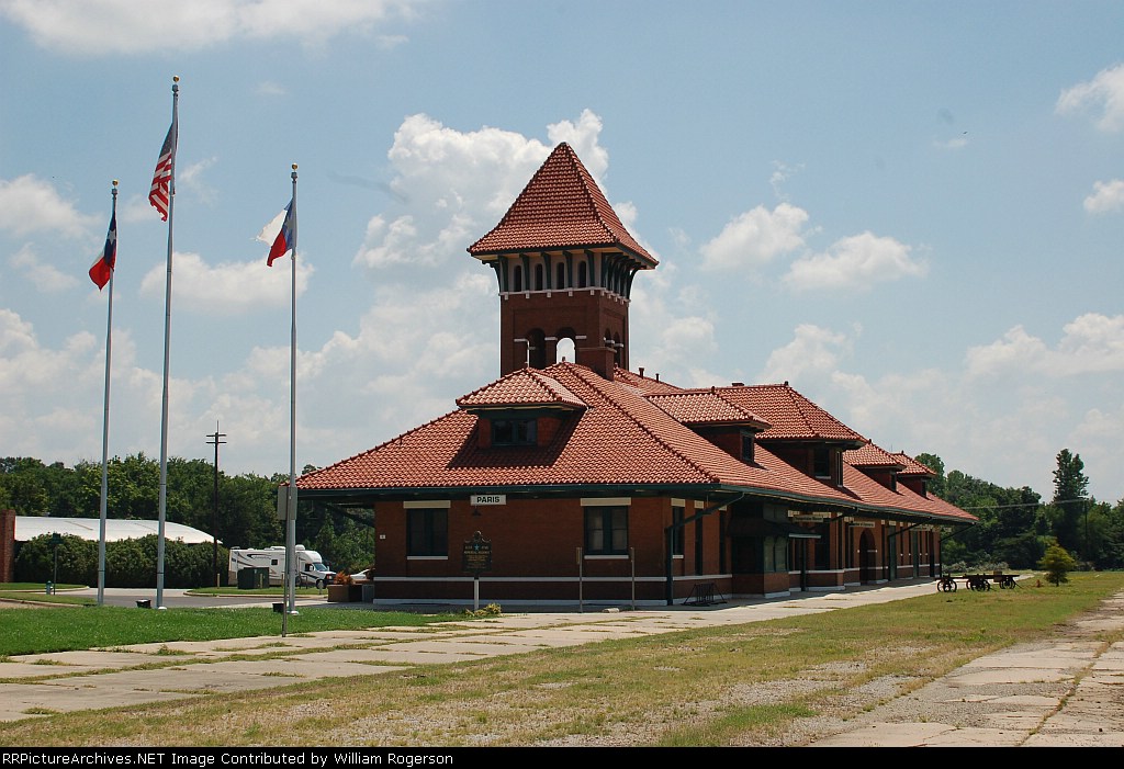 Restored former Atchison, Topeka and Santa Fe Railway Passenger Depot