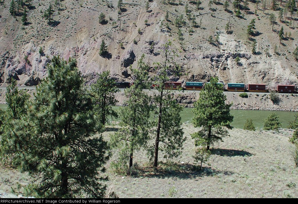 Westbound Canadian National Railway (CN) Container Train