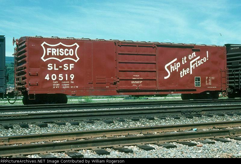 Burlington Northern Railroad (Ex Frisco) 50' Box Car No. 40519