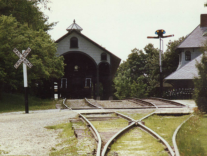 Central Vermont Steam 220 summer 1988 Shelburne Museum