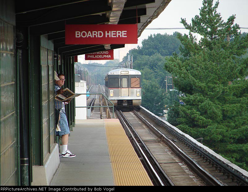 westbound PATCO train