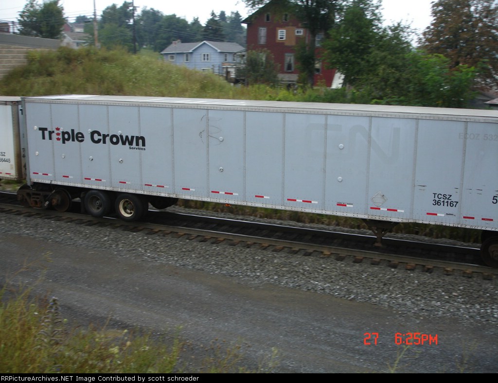 TCSZ 361167 RoadRailer EB