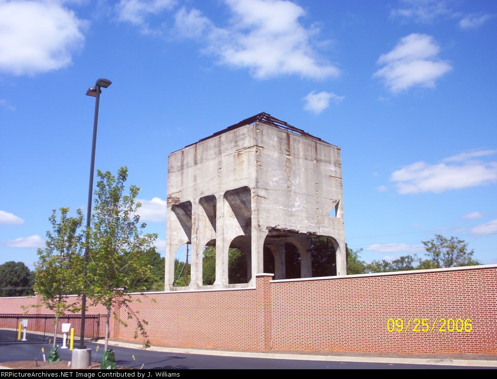 Looking NE at coal tower