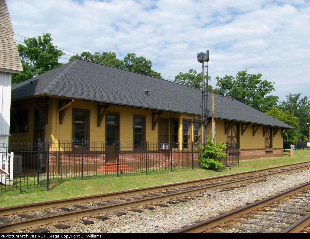 Railroad side of Station