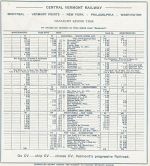 1966 CV Montreal Timetable